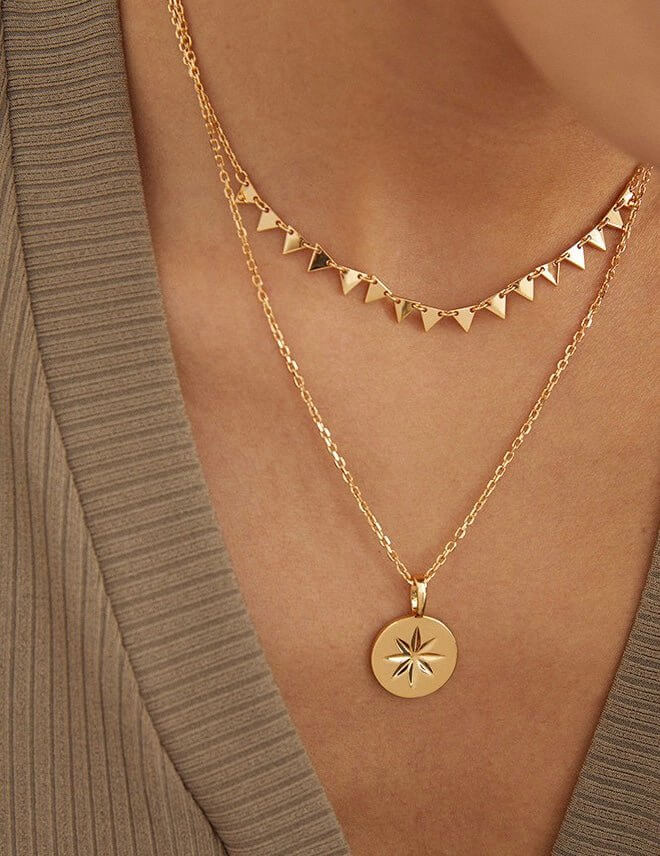 Abby - Minimalist Sterling Silver Necklace - Pearlorious Jewellery