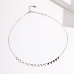 Abby - Minimalist Sterling Silver Necklace - Pearlorious Jewellery