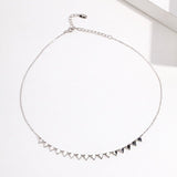 Abby - Minimalist Sterling Silver Necklace - Pearlorious Jewellery