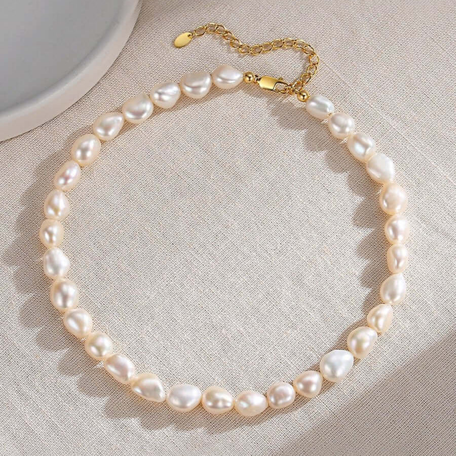 Adeline - Baroque Pearl Necklace - Pearlorious Jewellery