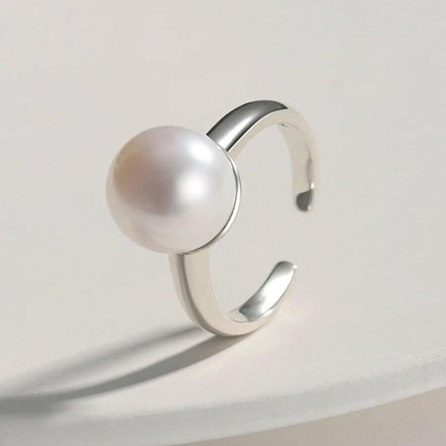 Adeline- Freshwater Pearl Solitaire Rings - Pearlorious Jewellery