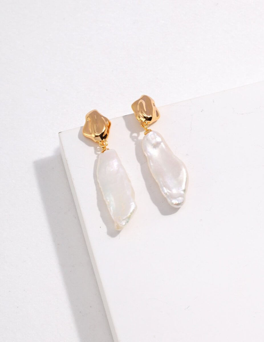 Adeline - Pearl Drop Earrings - Pearlorious Jewellery