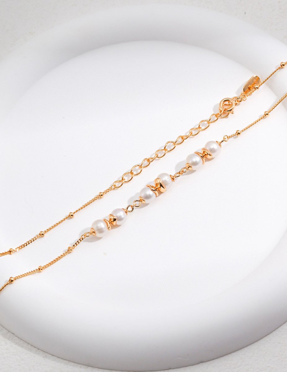 Allison - Sterling Silver and Freshwater Pearl Necklace - Pearlorious Jewellery