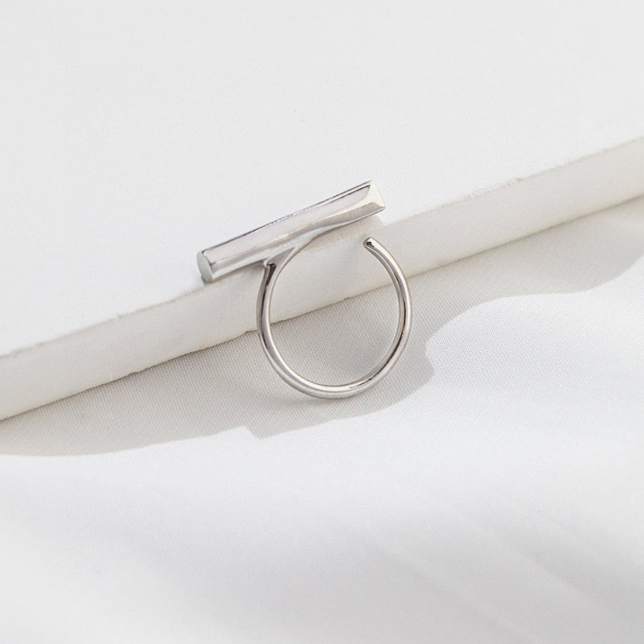 Amara - Sterling Silver Statement Ring - Pearlorious Jewellery