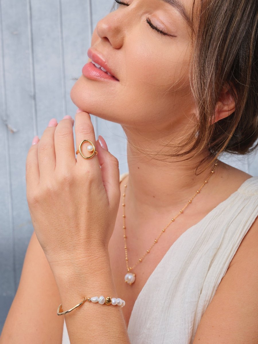 Amy - Freshwater Pearl Sterling Silver Bracelets - Pearlorious Jewellery