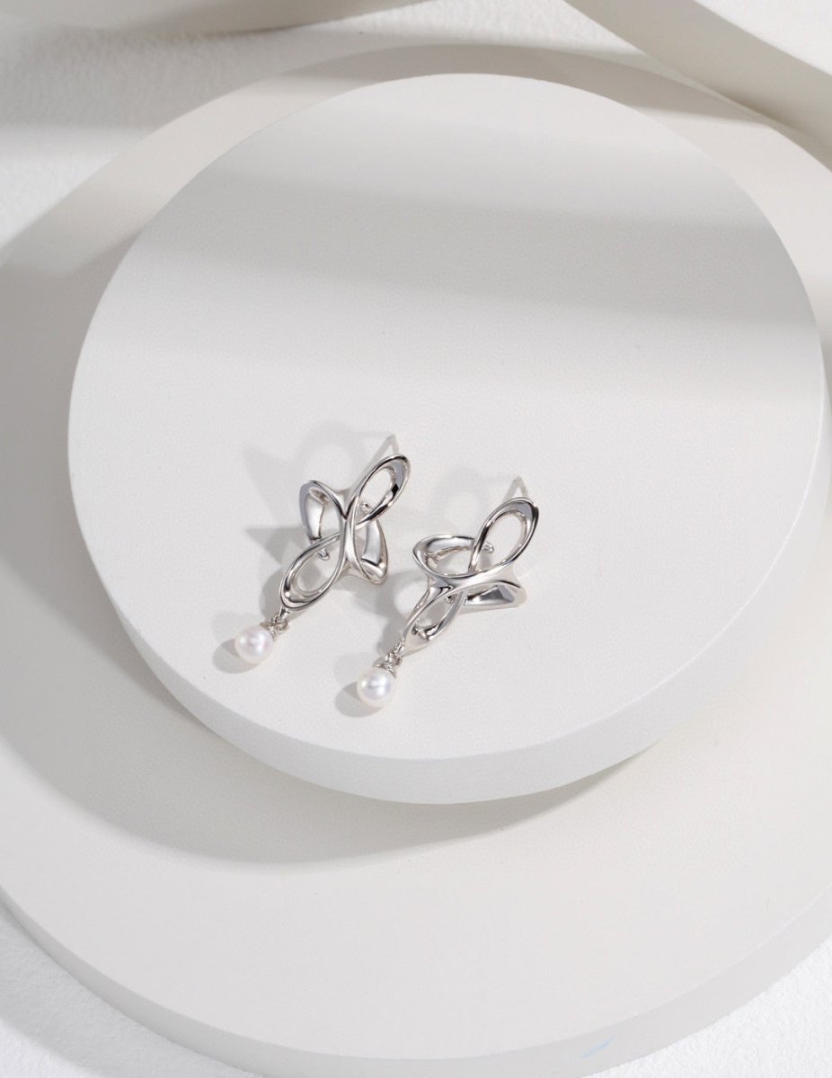 Anya - The Knot Freshwater Pearl Necklace - Pearlorious Jewellery