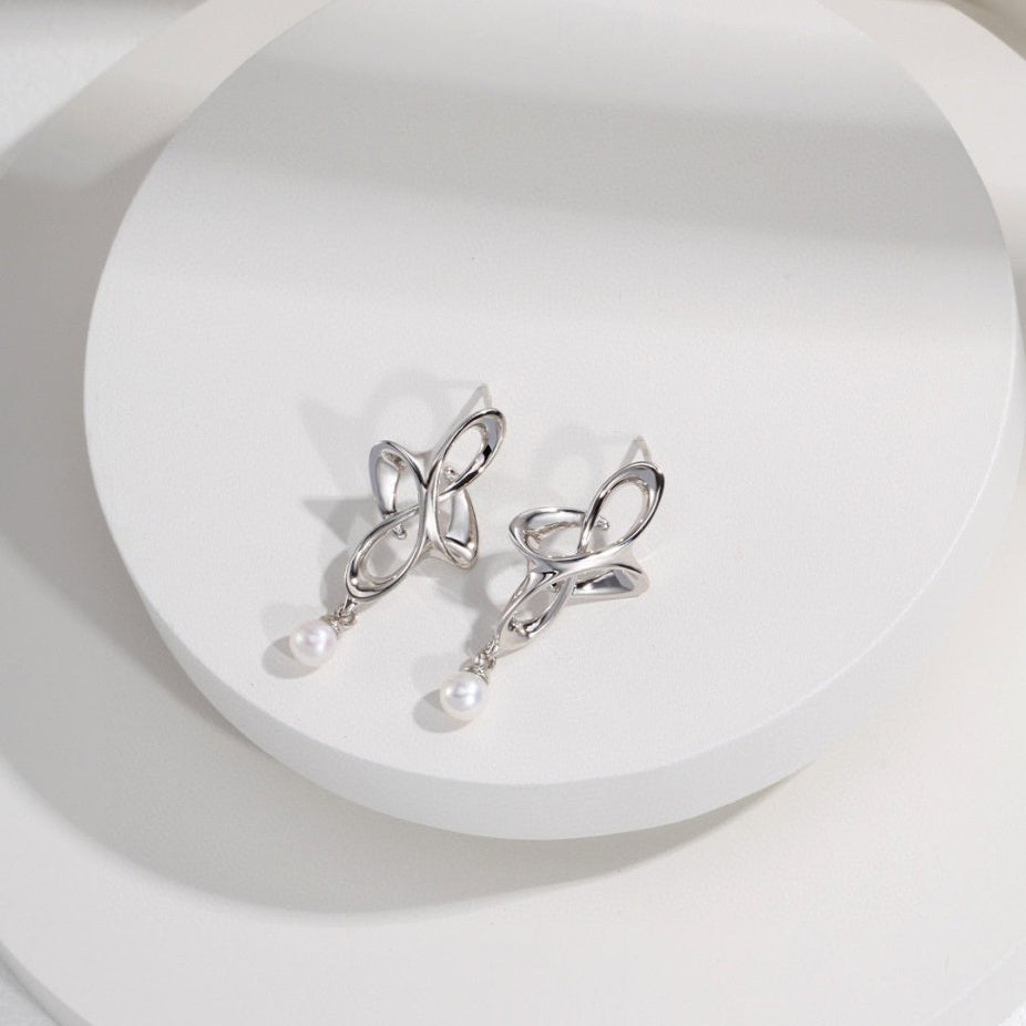 Anya - The Knot Freshwater Pearl Necklace - Pearlorious Jewellery