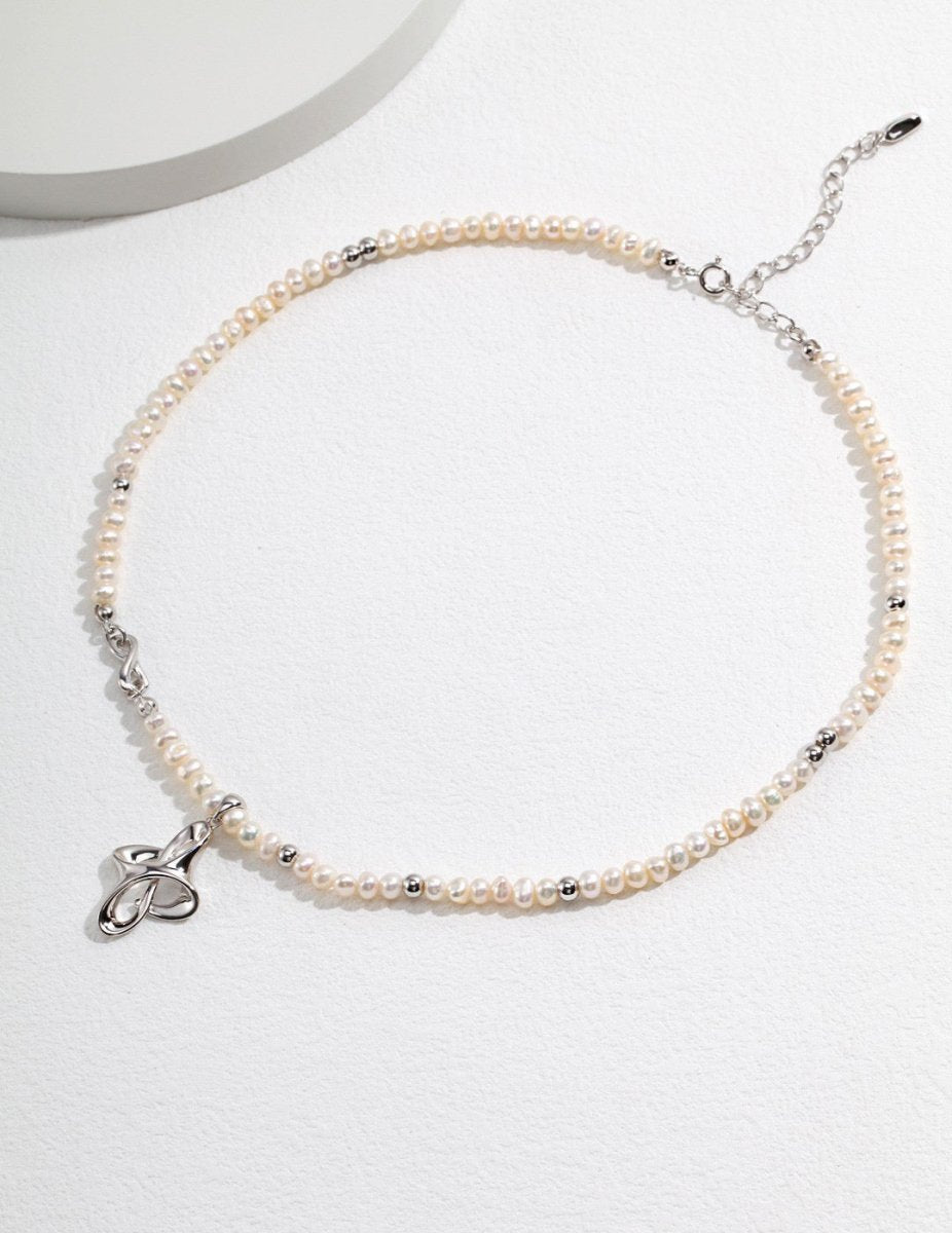 Anya - The Knot Freshwater Pearl Necklace - Pearlorious Jewellery