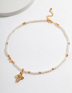 Anya - The Knot Freshwater Pearl Necklace - Pearlorious Jewellery