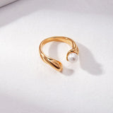 Ariel - Freshwater Pearl and Sterling Silver Ring - Pearlorious Jewellery