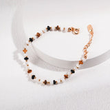 Ashley - Sterling Silver and Tiger Eye Bracelet - Pearlorious Jewellery
