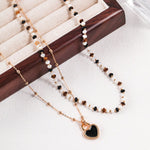 Ashley - Sterling Silver Tiger Eye Necklace - Pearlorious Jewellery