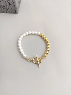 Aurora - Classic Look Fashionable Freshwater Pearl Bracelet - Pearlorious Jewellery