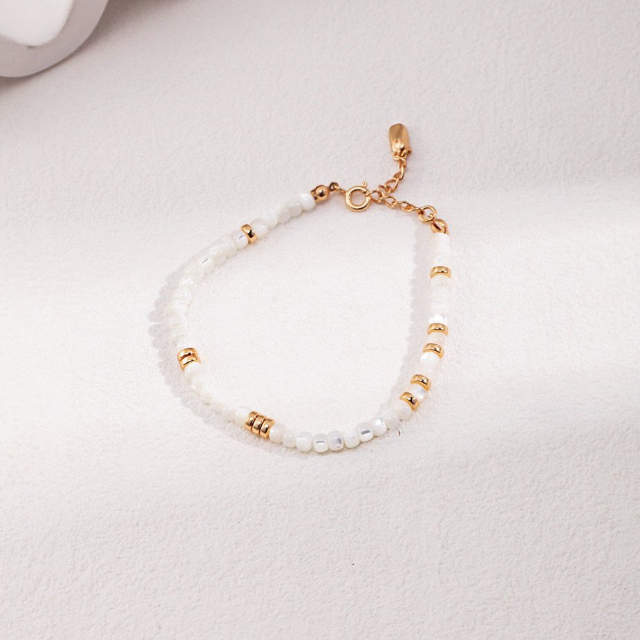 Ava - Freshwater Pearl Beads Bracelet - Pearlorious Jewellery
