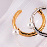 Bonnie - Timeless Sterling Silver and Freshwater Pearl Ring - Pearlorious Jewellery