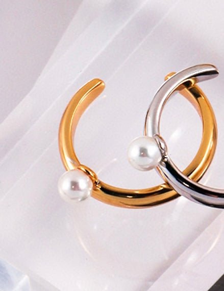 Bonnie - Timeless Sterling Silver and Freshwater Pearl Ring - Pearlorious Jewellery