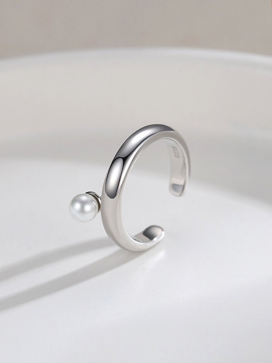 Bonnie - Timeless Sterling Silver and Freshwater Pearl Ring - Pearlorious Jewellery