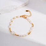 Brooklyn - Classic and Simple Freshwater Pearl and Sterling Silver Bracelet - Pearlorious Jewellery