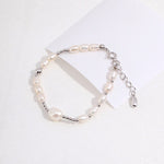 Brooklyn - Classic and Simple Freshwater Pearl and Sterling Silver Bracelet - Pearlorious Jewellery