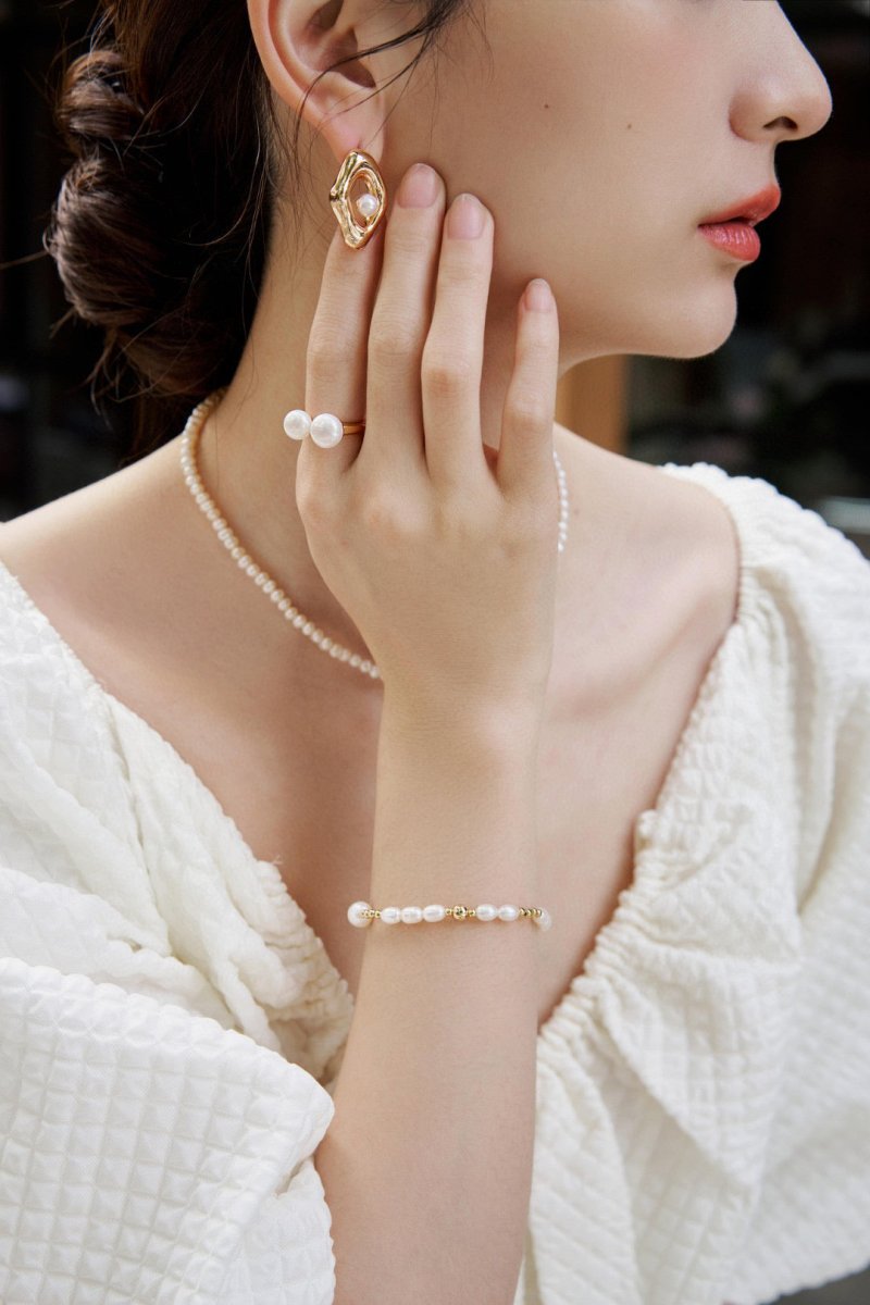 Brooklyn - Classic Pearl Ring - Pearlorious Jewellery