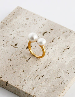 Brooklyn - Classic Pearl Ring - Pearlorious Jewellery
