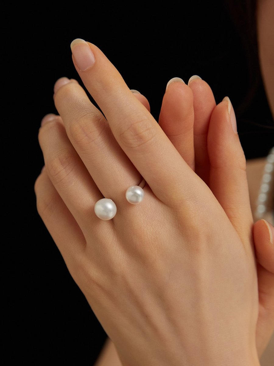Brooklyn - Classic Pearl Ring - Pearlorious Jewellery