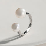 Brooklyn - Classic Pearl Ring - Pearlorious Jewellery