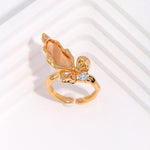 Camila - Butterfly Sterling Silver Rings - Pearlorious Jewellery