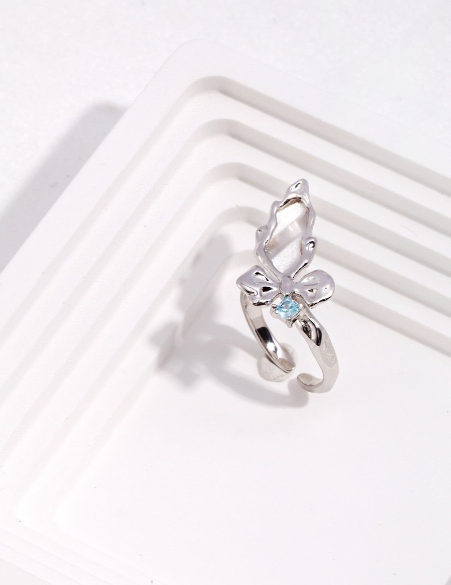 Camila - Butterfly Sterling Silver Rings - Pearlorious Jewellery