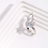 Camila - Butterfly Sterling Silver Rings - Pearlorious Jewellery