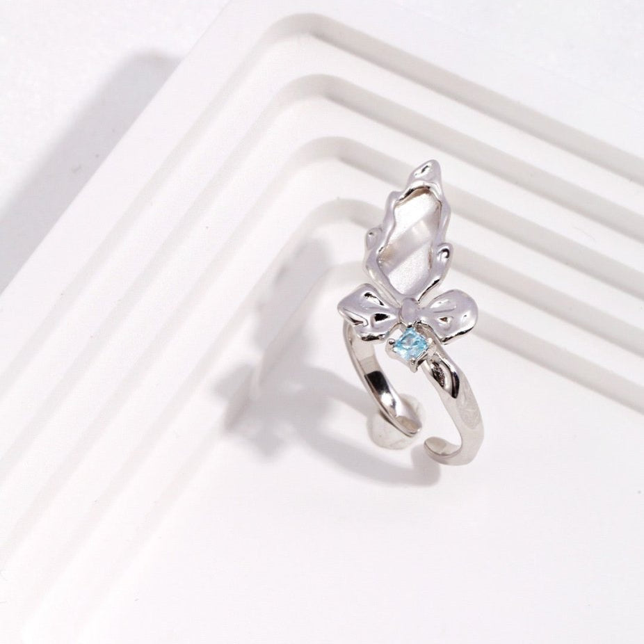 Camila - Butterfly Sterling Silver Rings - Pearlorious Jewellery
