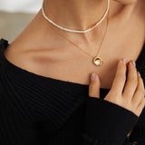 Casa - Minimalist Sterling Silver Pendant Necklace - Pearlorious Jewellery