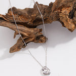 Casa - Minimalist Sterling Silver Pendant Necklace - Pearlorious Jewellery