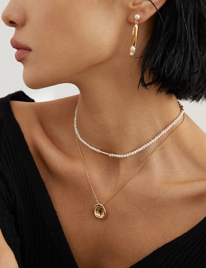 Casa - Simple Freshwater Pearl Necklace - Pearlorious Jewellery