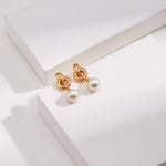 Cassia - Sterling Silver and Freshwater Pearl Earrings - Pearlorious Jewellery