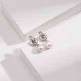 Cassia - Sterling Silver and Freshwater Pearl Earrings - Pearlorious Jewellery