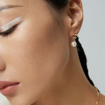 Cassia - Sterling Silver and Freshwater Pearl Earrings - Pearlorious Jewellery
