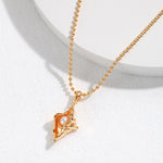 Cassie - Sea Snail Conch Pendant Necklace Sterling Silver Sea Shell with Pearl - Pearlorious Jewellery