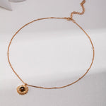 Catalina - Sterling Silver and Tiger Eye Pendant Necklace - Pearlorious Jewellery