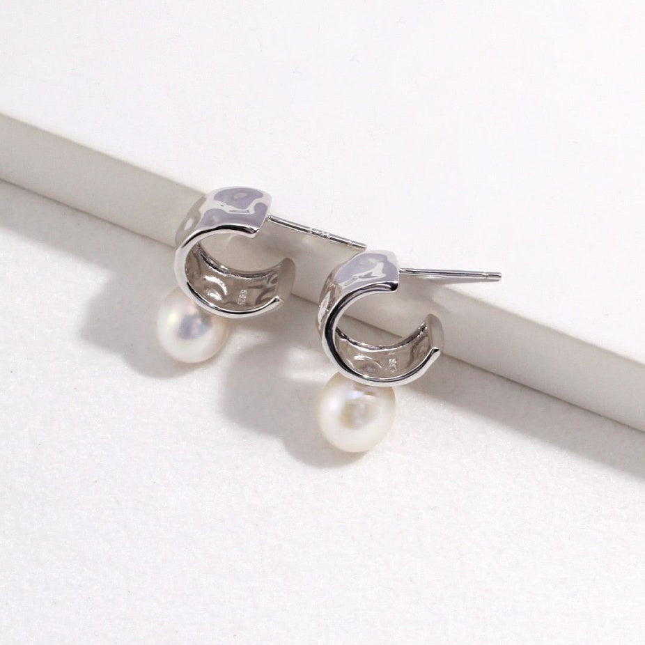 Celeste - Freshwater Pearl Earrings - Pearlorious Jewellery