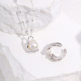 Celeste - Round Freshwater Baroque Pearl Necklace - Pearlorious Jewellery