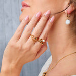 Chrissy - Elegant Baroque Pearl Earrings - Pearlorious Jewellery