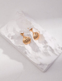 Cooper - Sterling Silver and Freshwater Earrings - Pearlorious Jewellery