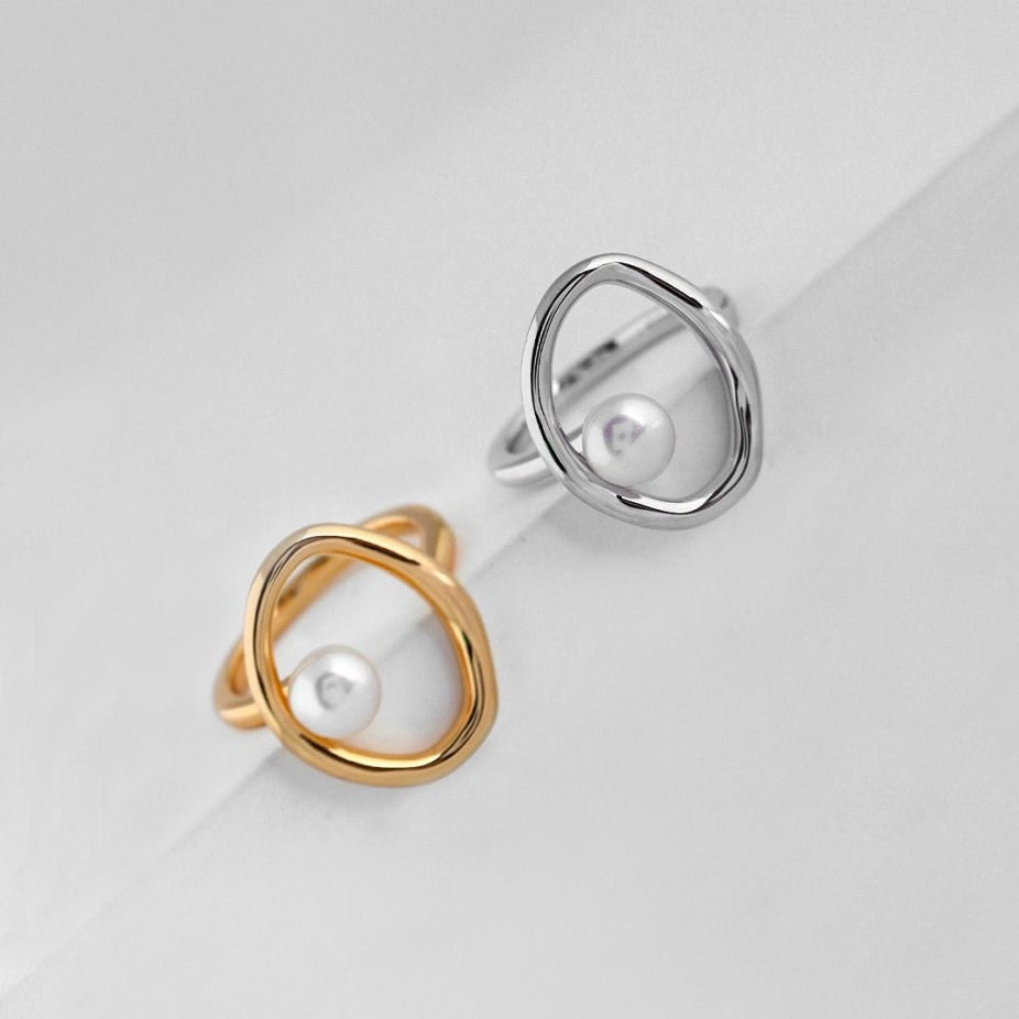 Eleanor - Classic Pearl Rings - Pearlorious Jewellery