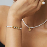 Elena - Sterling Silver and Freshwater Pearl Bracelet - Pearlorious Jewellery