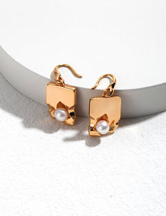 Elia - Sterling Silver and Freshwater Pearl Earrings - Pearlorious Jewellery