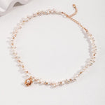 Evie - Camellia Pearl Necklace - Pearlorious Jewellery
