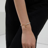 Florence - Natural Burmese Jade with a Starlight Pendant Bracelet - Pearlorious Jewellery