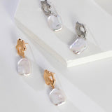 Gia - Irregular Baroque Pearl Earrings - Pearlorious Jewellery