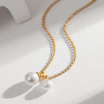 Grace - Simplistic and Delicate Freshwater Pearl Necklace Gift for Her - Pearlorious Jewellery